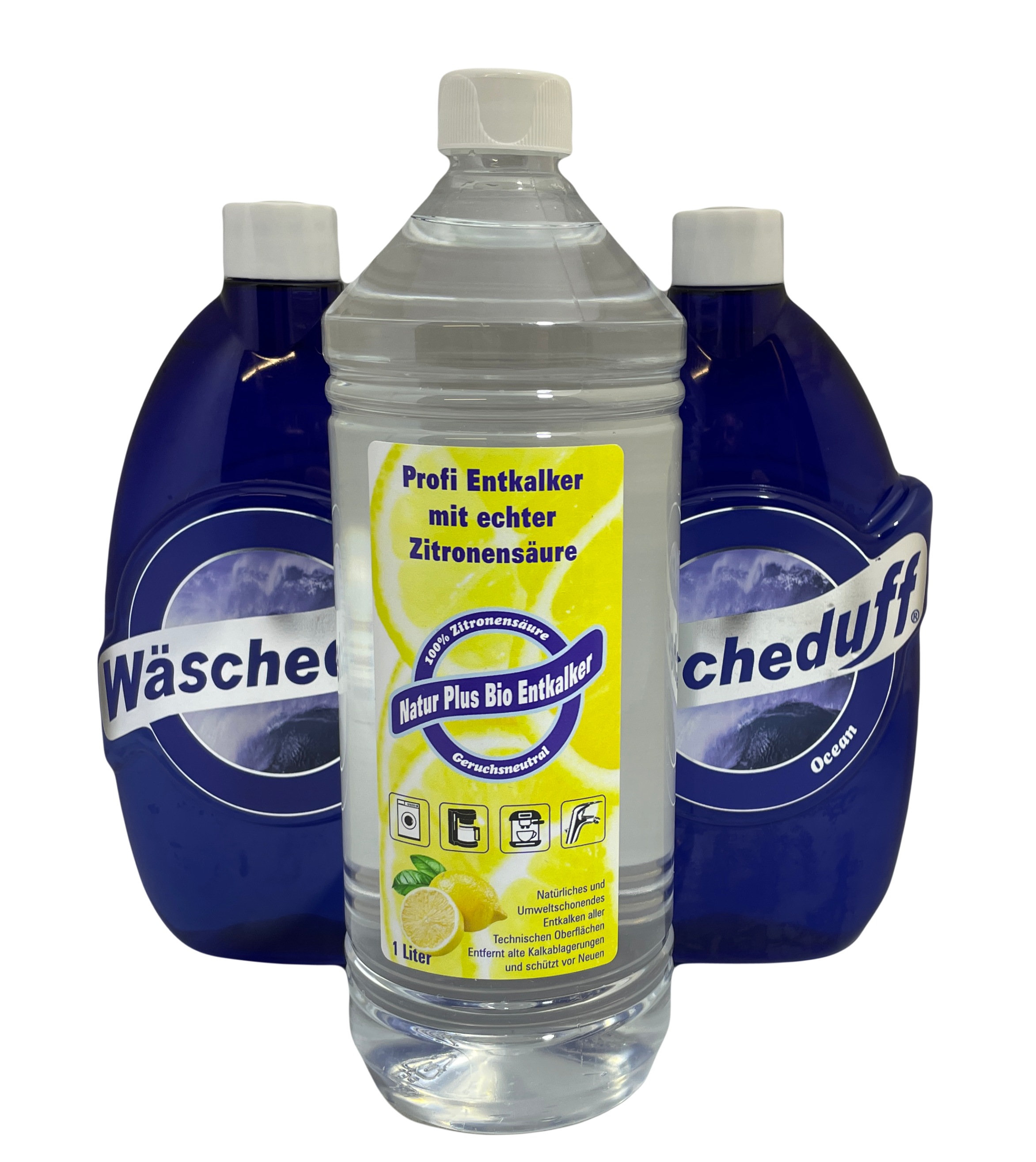 2 x XXL Wäscheduft 1 Liter Natur Plus Bio Entkalker
