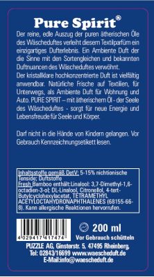 Preview: PURE SPIRIT® Wäscheparfüm Fresh Bamboo - neuer Duft 2025