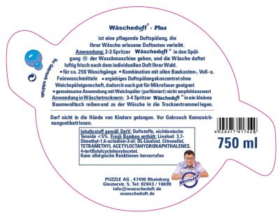 Preview: Wäscheduft Plus Fresh Bamboo XXL 750ml