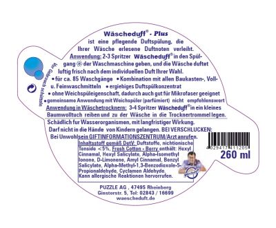 Wäscheduft Fresh Cotton - Berry Plus