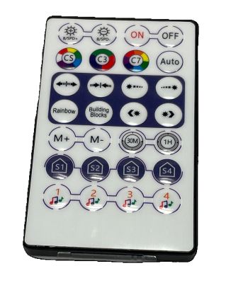 LED-Lichterkette 66 Kugel-LEDs inkl. Fernbedienung App-Steuerung outdoorgeeignet, 10m