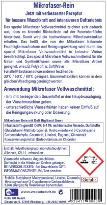 Mikrofaser Rein Spezial Vollwaschmittel Highland Green