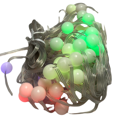 Preview: LED-Lichterkette 66 Kugel-LEDs inkl. Fernbedienung App-Steuerung outdoorgeeignet, 10m