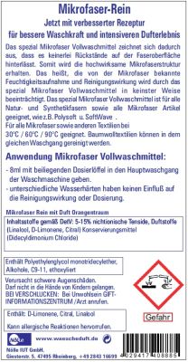 Mikrofaser Rein Spezial Vollwaschmittel Orangentraum