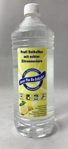 Bio Entkalker mit Zitronensäure sofort aktiv 2x 1l