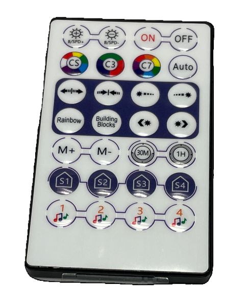 LED-Lichterkette 66 Kugel-LEDs inkl. Fernbedienung App-Steuerung outdoorgeeignet, 10m