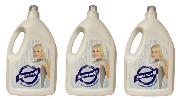 Gardinenvollwaschmittel mit Aufheller 3 x 3  Liter