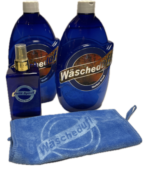 Herbstset 2 x Wäscheduft XXL, 1 x Pure Spirit, 1 x Pad - bekannt aus TV