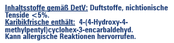 Wäscheduft Plus Karibikfrische XXL 750ml
