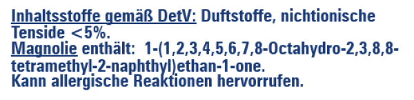 Wäscheduft Plus Magnolie neuer Duft XXL