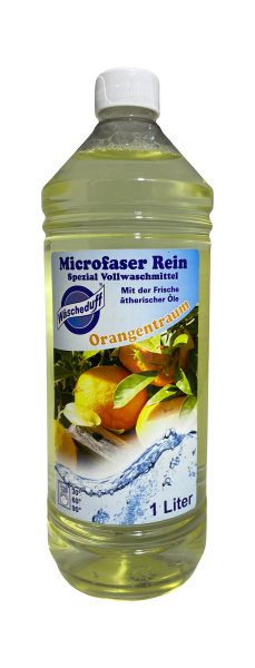 Mikrofaser Rein Spezial Vollwaschmittel Orangentraum