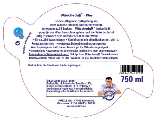 Wäscheduft Plus Beach Breeze XXL 750ml