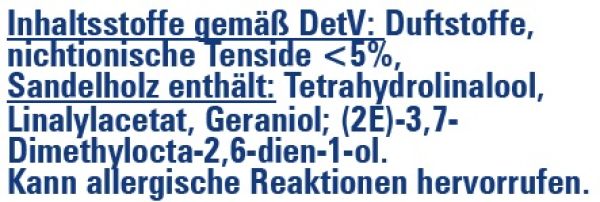 Wäscheduft Sandelholz Plus