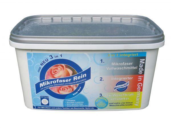 Mikrofaser Vollwaschmittel mit Wäscheduft Wilde Rose
